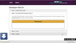 MotionLeads - Installing the developer addon