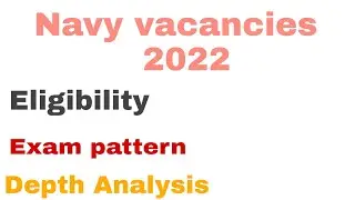 Navy vacancies! No Exam direct entry! Jan 2022