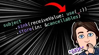 Don't use this syntax! (Or you'll get a retain cycle 😱)