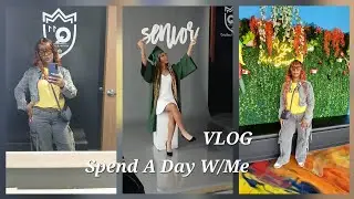 Living In Detroit: She's a Senior | 44 Burrito | Q11 Studio #Vlog #Food 