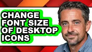 How to Change Font Size of Desktop Icons (only Way)