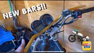 How To Change Motorcycle Handle Bars (LEXMOTO ZSF 125)