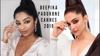 I Recreated Deepika Padukone Cannes 2019 Makeup and Hairstyle | Nivii06