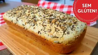 Receita de P&atilde;o SEM GL&Uacute;TEN f&aacute;cil!