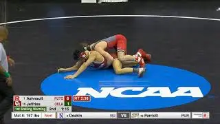 2019 NCAA Wrestling (149 lb) Championship Rd.2 - (1) Anthony Ashnault vs. Davion Jeffries (OU)