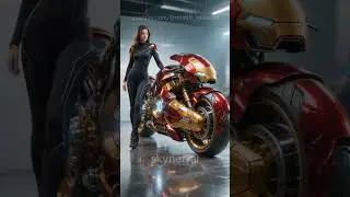 Insane Iron Man Edition Motorcycle! (Concept) #ironman #shorts