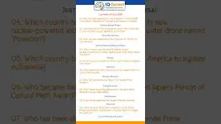 Current Affairs 2025 | Latest GK Questions & Answers | SSC, UPSC, Banking, Defence Exams