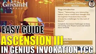 How to complete Ascension Challenge 3 in Genius Invokation TCG | Genshin Impact