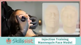 Skillssist Injection Training Mannequin Face Model for Aesthetic Training