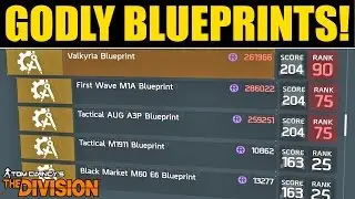 The Division: NEW DARK ZONE RANK 75 AND 90 BLUEPRINTS! (VALKYRIA, M1A, AUG A3P BLUEPRINT LOCATIONS)