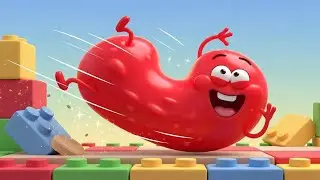 Fall Guys Jelly Jumper Rolled Into the Water | Nursery Rhymes for Kids & Baby Songs