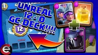 UNREAL 12-0 GRAND CHALLENGE DECK! CLASH ROYALE