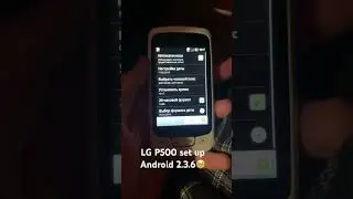Android 2.3.6 set up #retrophone #lg #nostalgia #shorts