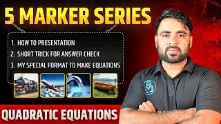 Class 10 Quadratic Equation Word Problems | Maths 5 Marker Question Sachin Bhaiya