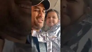 MS Dhoni With His Cute Daughter Ziva Dhoni #msdhoni #zivadhoni #shorts #ytshorts
