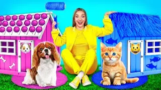 Строим Домики для Животных | Смешные Моменты от Crazy DO