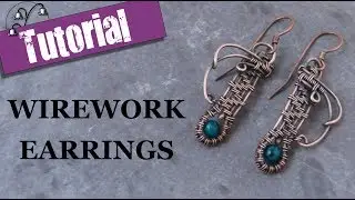 Wirework Earrings - Wire Wrapping Tutorial
