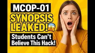 MCOP-01 Synopsis Explained with Example | IGNOU Project Help