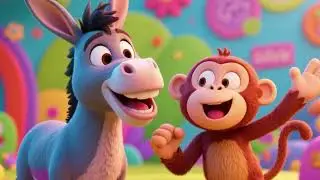 😂 Funny Faces with Donkey and Monkey 2: The Ultimate Giggle Fest! 🐒🐴🎉