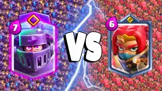 EVOLVED MEGA KNIGHT VS BOSS BANDIT - Clash Royale Challenge