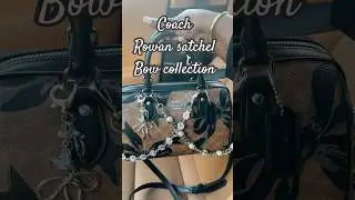 Коллекция сумок-сэтчел Rowan с бантом от Coach Outlet 🩶🖤 #coachbag #bag #coachoutlet #coachrowan ...