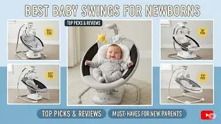 TOP 5 best baby swings for newborns 2026 | Compact baby swings for small spaces