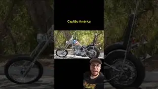 Easy Rider Capit&atilde;o Am&eacute;rica a Harley Davidson do Peter Fonda