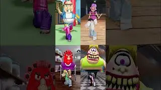 Versus Ah vs Bosses Kpop Demon Hunters vs Nyan Cat #roblox #rumi