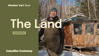Unique Wooden Offgrid Yurt Tour - The Land
