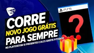CORRE! NOVO JOGO GR&Aacute;TIS PARA SEMPRE No PLAYSTATION! PRESENTES e DLCS GR&Aacute;TIS P/TODOS!