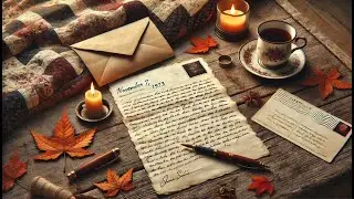 ✉️ Letters From Grandma | November 7, 1973 | Cozy Times, Quilting Bees & Chilly Leaves! 🍂🧵