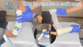 How to remove a soft cast/ NO CAST SAW :)