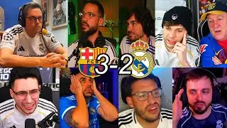 REACCIONES MADRIDISTAS del PARTIDO del BARCELONA VS REAL MADRID! (3-2) Reacciones Futbolera