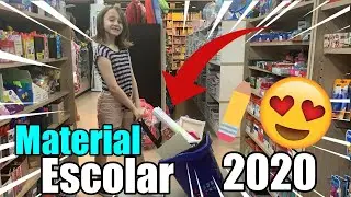COMPRANDO MEU MATERIAL ESCOLAR 2020 - SOPHIA SANTINA