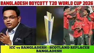 Bangladesh Boycott T20 World Cup 2026 | Bangladesh Refused to Play T20 World Cup in India 