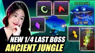 ANCIENT JUNGLE NEW ISLAND UPDATE !! Double Enchan, New 1/4M, and Battlepass ! [ ROBLOX FISH IT ]