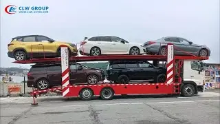 HINO 6X2 5 Units Cars Tranport/Delivery Vehicles SUV Cars Carrier Trucks to Russia #automobile
