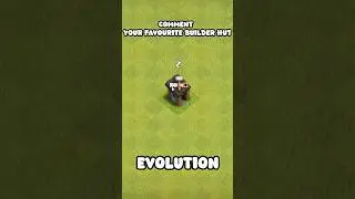 Evolution of Builder's Hut in Clash of Clans 🔥 | From Noob to Max Level! #shorts