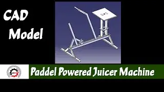 Paddle powered juicer machine # 02 | CAD design | Alam Engineering Design Solution