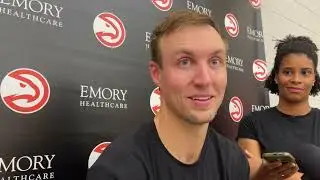 Luke Kennard z drużyny Atlanta Hawks po drugim dniu obozu treningowego, treningu nr 3