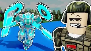 BUZ KRİSTALLİ SAVAŞ ROBOTU! | Roblox Gemi Yapma Oyunu | Build A Boat