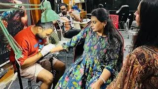 My First Ever Couple Tattoo 🐧 | Cute Penguin Tattoo with My Partner ❤️
