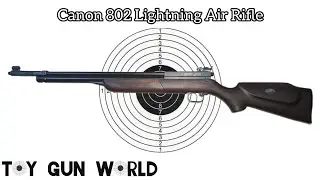 Canon 802 Lightning (Wood) Air Rifle Unboxing, FPS Test, & Shooting Demo