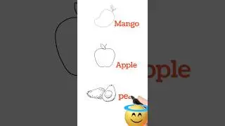 🍎 Names of Fruits #youtubeshorts #learnwithrashid #fruits