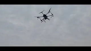 3 Acrs Yaka plot spraying with drone | new technology in Agriculture  UAV Application in Agriculture