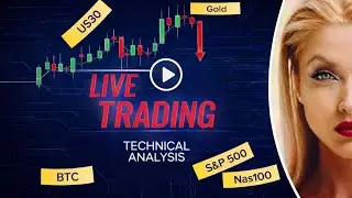 LIVE Trading 1 min and 5 min chart + Technical Analysis | US30, GOLD &mdash; Trump & Venezuela Impact