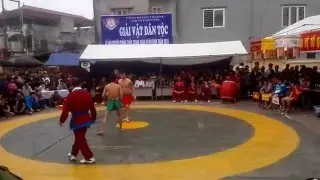 Ringkampf Turnier in Tr&ugrave;ng Qu&aacute;n, Gia L&acirc;m, H&agrave; Nội - Teil 5/5