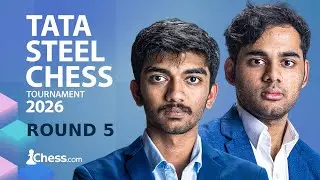 GUKESH, PRAGG, ARJUN BATTLE | TATA STEEL CHESS DAY 5