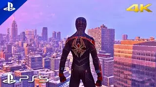 Spiderman Miles Morales (PS5) Ultra High Realistic Graphics Gameplay [4K 60FPS]