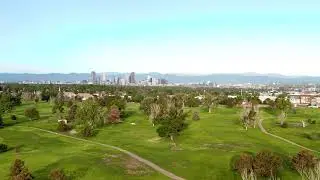 Park Hill Golf Course land drone photos